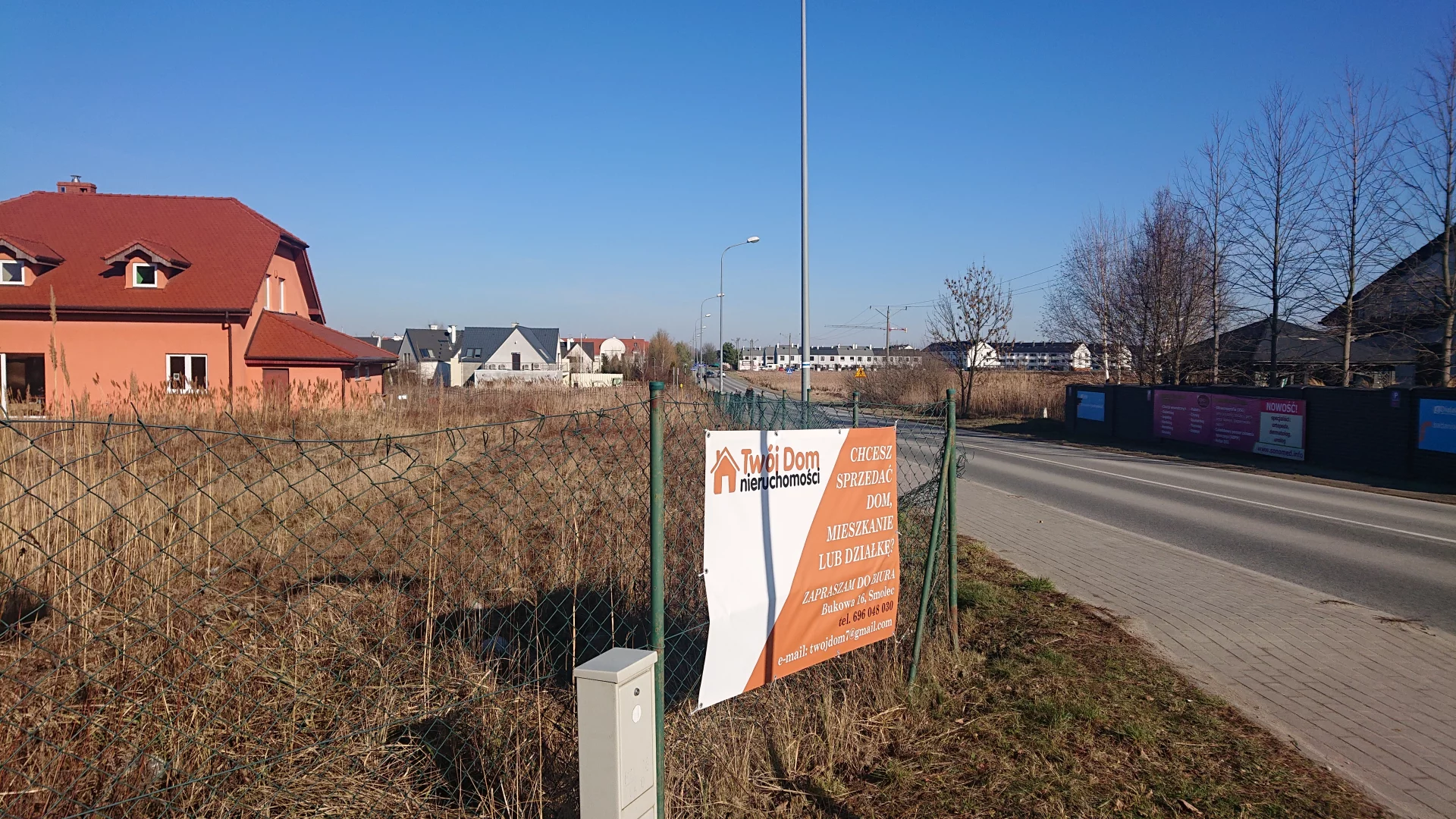 Smolec, widok na ulicę Chłopską