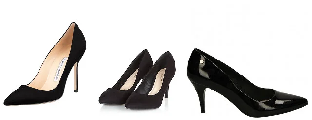 Manolo Blahnik - 595 USD, New Look - 17.99 GBP, Venezia - 299 PLN.