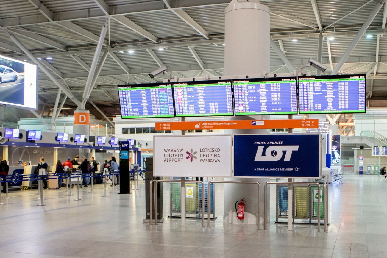 Lotnisko Chopina jest najpunktualniejszym portem w Europie