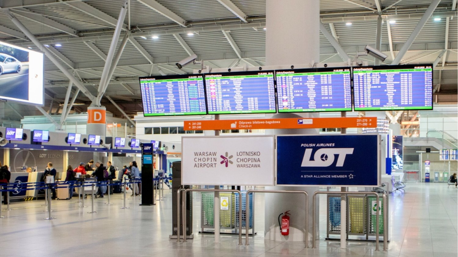 Lotnisko Chopina jest najpunktualniejszym portem w Europie