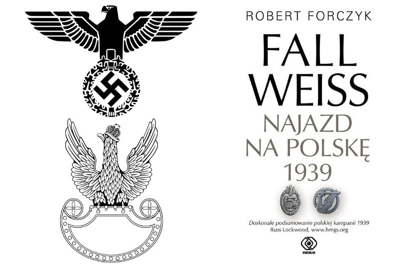 "Fall Weiss. Najazd na Polskę 1939" omawia całościowo kampanię wrześniową, przedstawiając sukcesy i porażki Wehrmachtu (symbol górny) i Wojska Polskiego (symbol dolny)