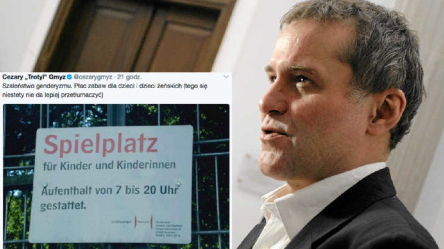 Cezary Gmyz dał się nabrać n  zdjęcie przerobione w Photoshopie.