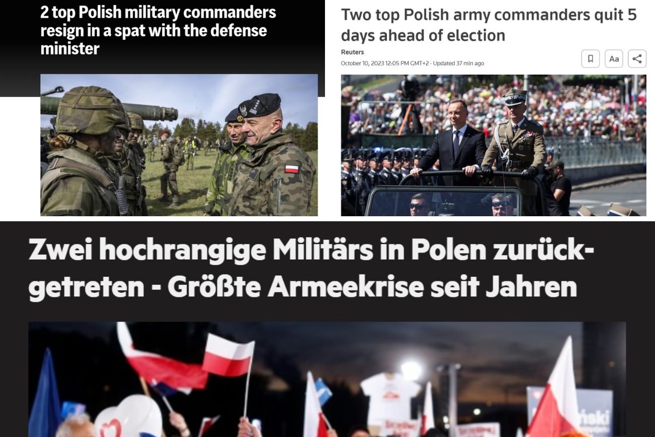 Tak media na świecie reagują na wstrząs w armii. "Tuż przed wyborami"