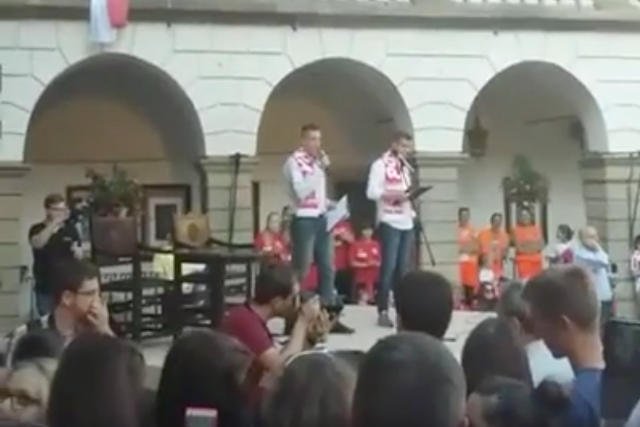 Na Pazdana czekali kibice z rodzinnego miasta