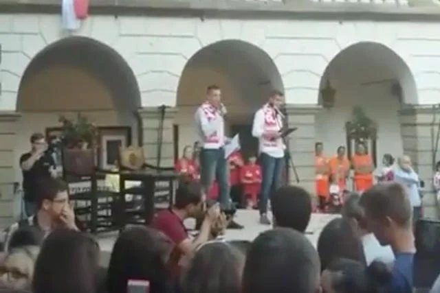 Na Pazdana czekali kibice z rodzinnego miasta