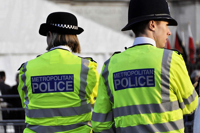 Policjanci w Londynie