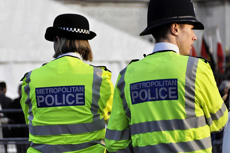 Policjanci w Londynie
