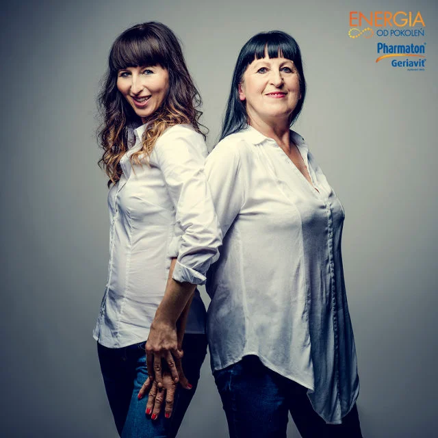 Elżbieta z córką Agnieszką