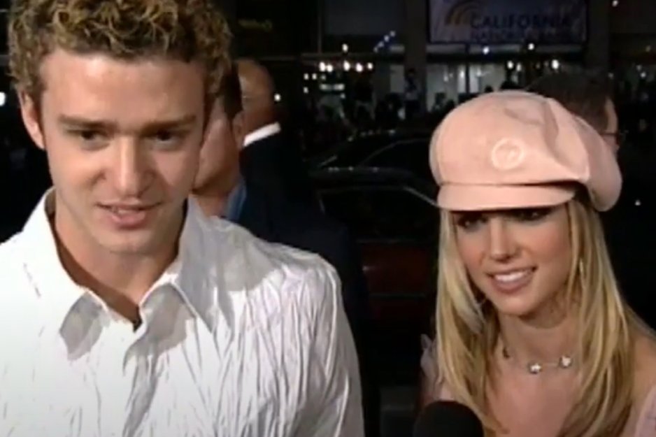 Justin Timberlake spotykał się z Britney Spears trzy lata. Para rozstała sie w 2002 roku.