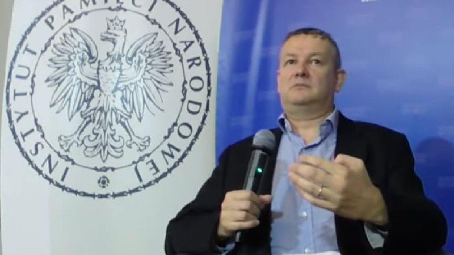 Prof. Marek Jan Chodakiewicz totalnie odleciał na wykładzie w centrum edukacyjnym IPN
