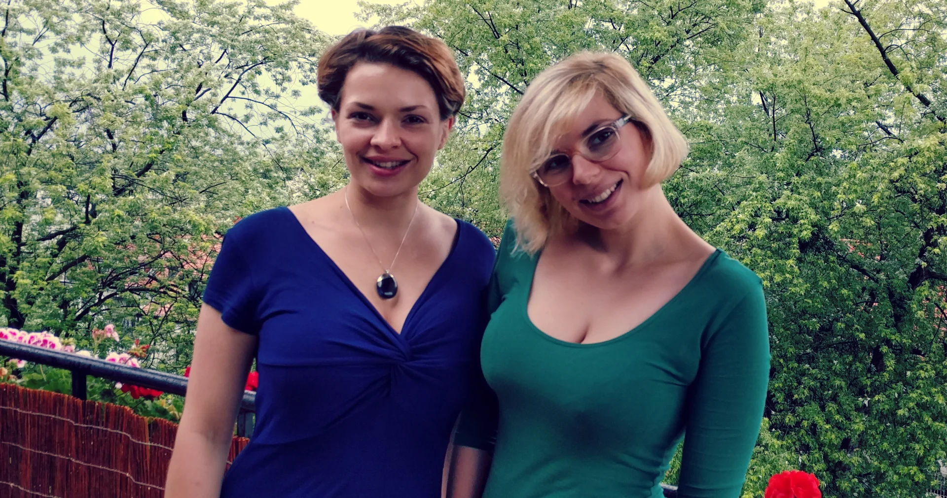 Dumne właścicielki Wellfitting: Julia z lewej, Amelia z prawej