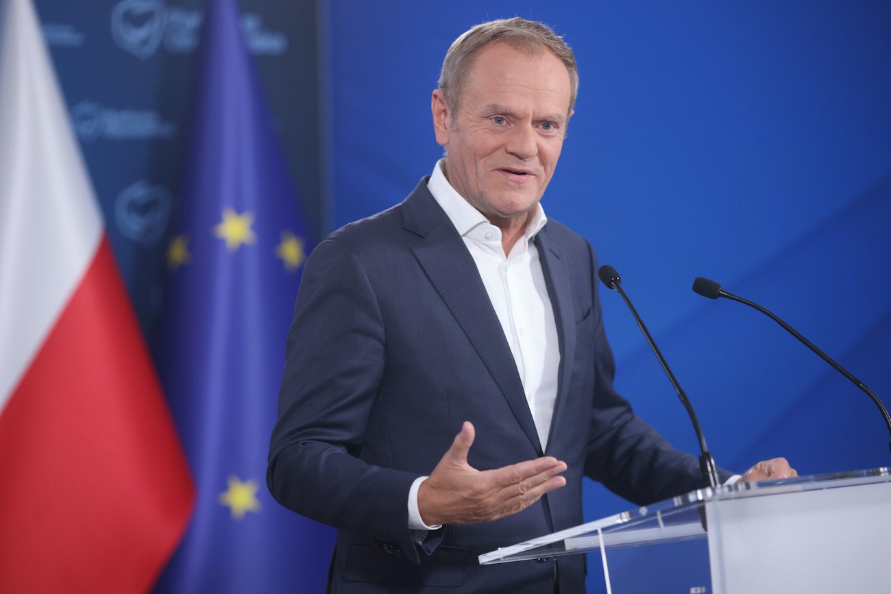 Donald Tusk, przewodniczący PO. Donald Tusk, przewodniczący PO.