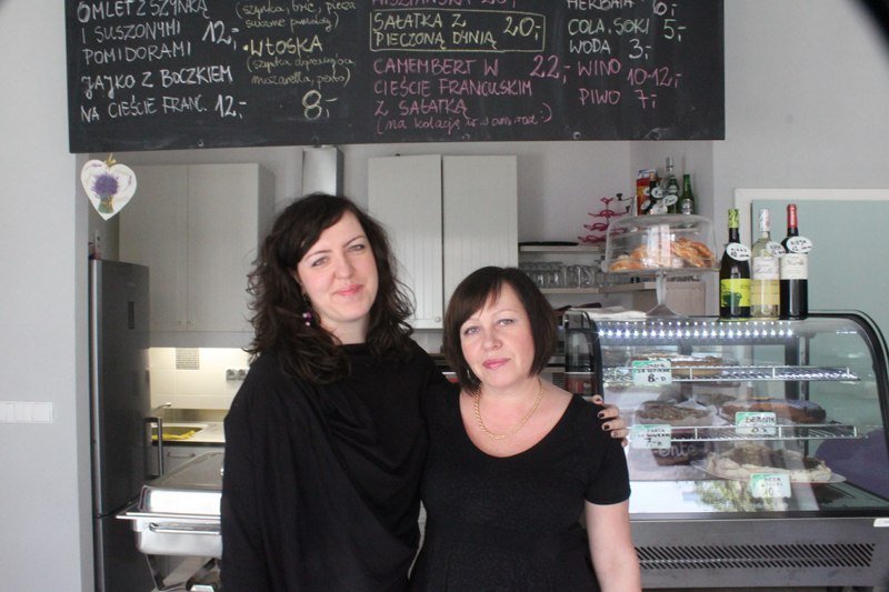 Dominika Szaniawska z mamą. Założycielki "Ente Cafe".