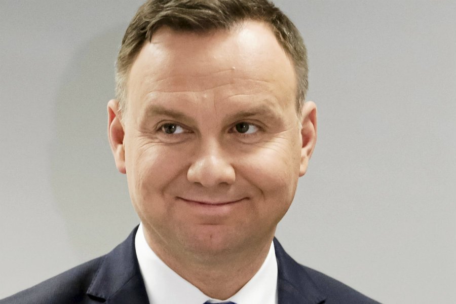 Andrzej Duda zażartował na Twitterze ze zdjęcia żołnierza walczącego o niepodległość Polski.