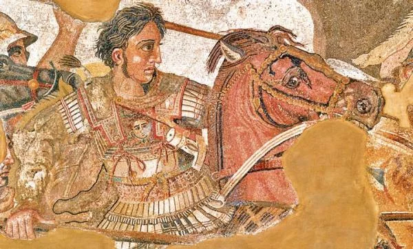 Jedno z najbardziej znanych wyobrażeń Aleksandra Macedońskiego odnalezione w Pompejach