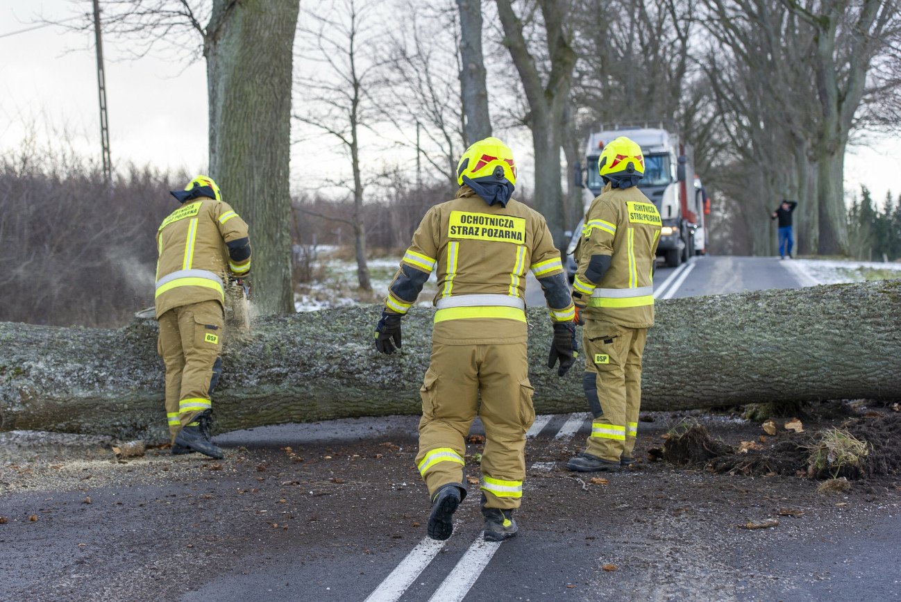 Fatalne skutki wichur przechodzących nad Polską. Jest ofiara śmiertelna.