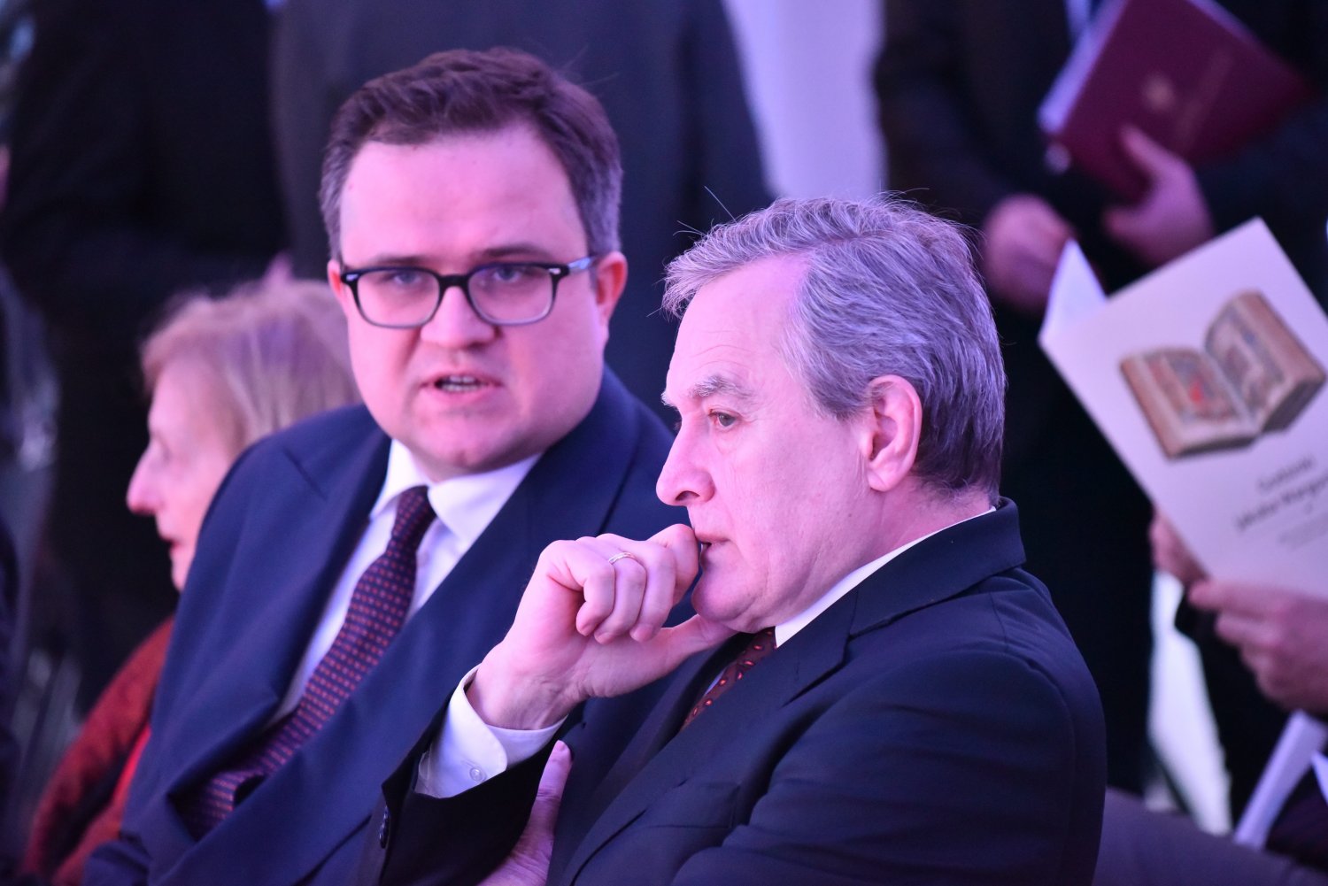 Po lewej przyszły prezes Pekao Michał Krupiński. Stojąc na czele tego banku zarobi średnią roczną pensję w jeden dzień.