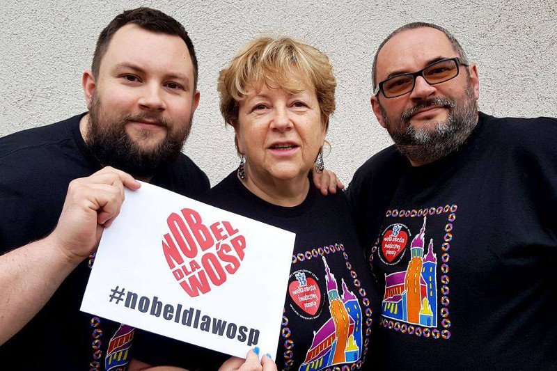 Leszek Olejarczyk (z lewej) wraz z rodzicami grają z Wielką Orkiestrą Świątecznej Pomocy praktycznie od samego początku.