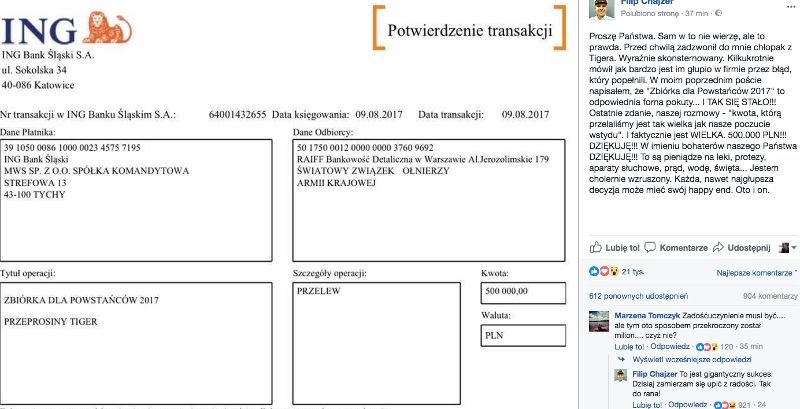 Marka Tiger przeprasza za kontrowersyjną reklamę, którą opublikowała w 73. rocznicę Powstania Warszawskiego.