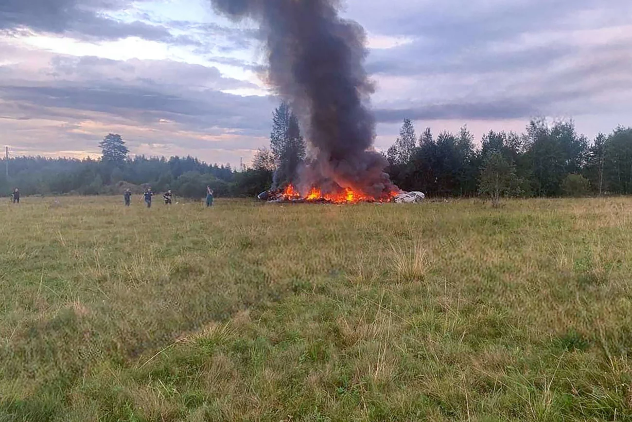 Katastrofa samolotu Prigożyna, znaleziono ciała 8 z 10 pasażerów