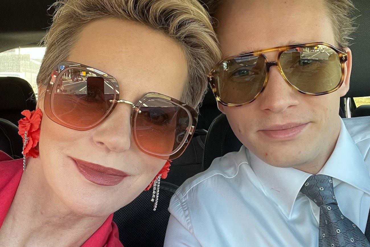 Paulina Smaszcz z synem i synową spędza pierwsze dni nowego roku.