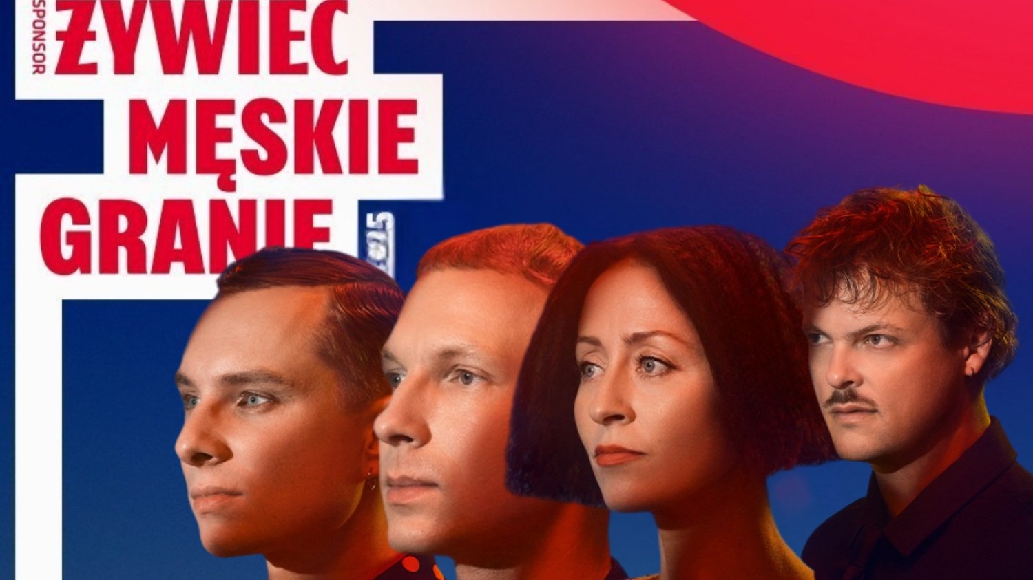 Natalia Przybysz Ralph Kaminski, Igor Herbut i Błażej Król w piosence na Męskie Granie 2025.