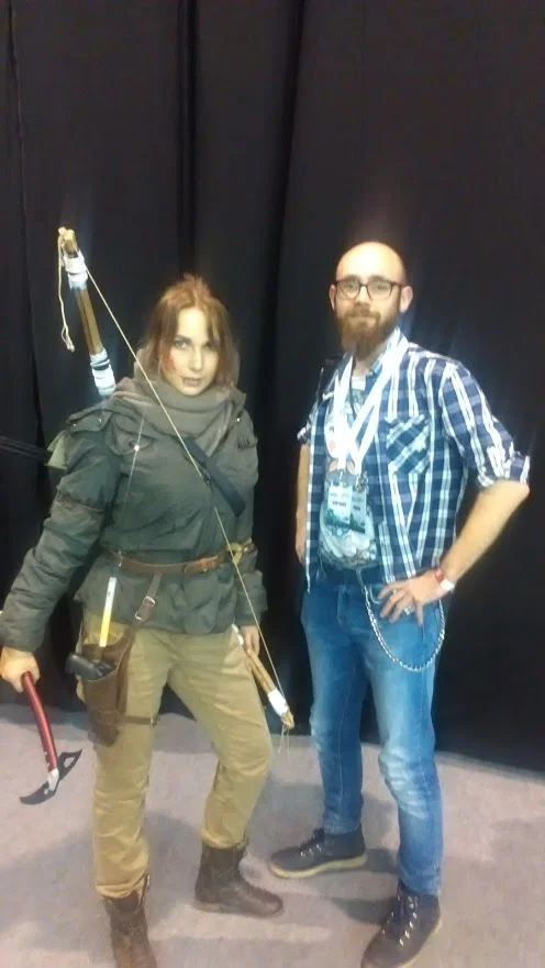 Ja i Lara Croft.