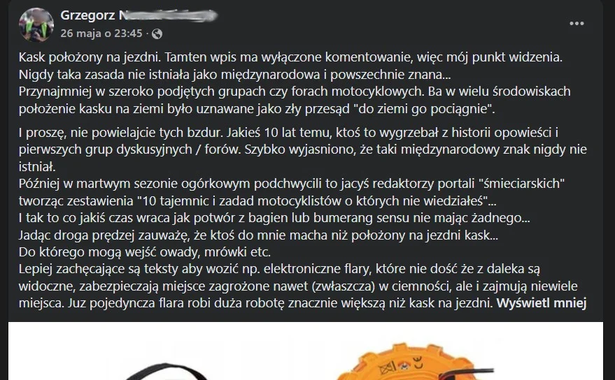 Post na Facebooku