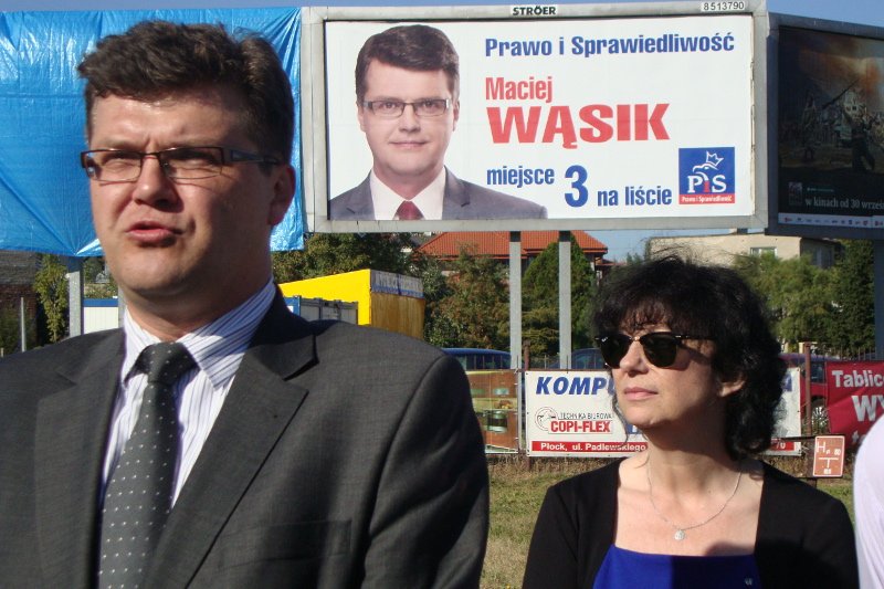 Na zdjęciu Maciej Wąsik, były wiceszef CBA, jeden bohaterów artykułu "Wyborczej" o poszukiwaniu haków na Hannę Gronkiewicz - Waltz.