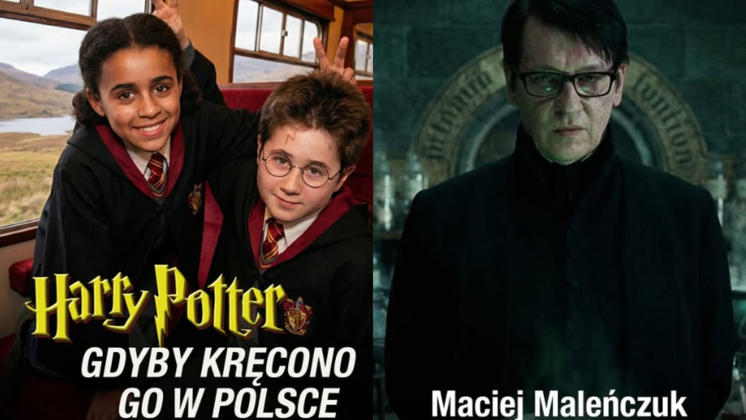 "Harry Potter" po polsku. Grafiki z Gessler, Skolimem i Maleńczukiem to hit