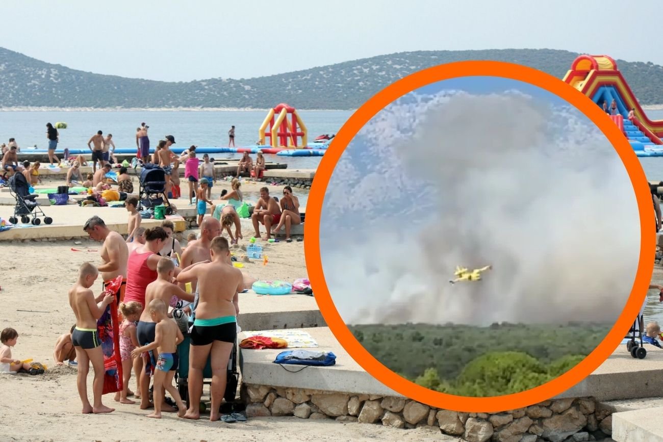 Pożary w Chorwacji. Ogień niedaleko Zadaru i Splitu