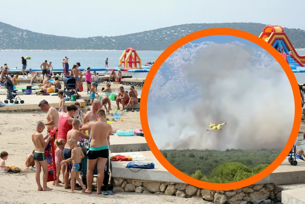 Pożary w Chorwacji. Ogień niedaleko Zadaru i Splitu