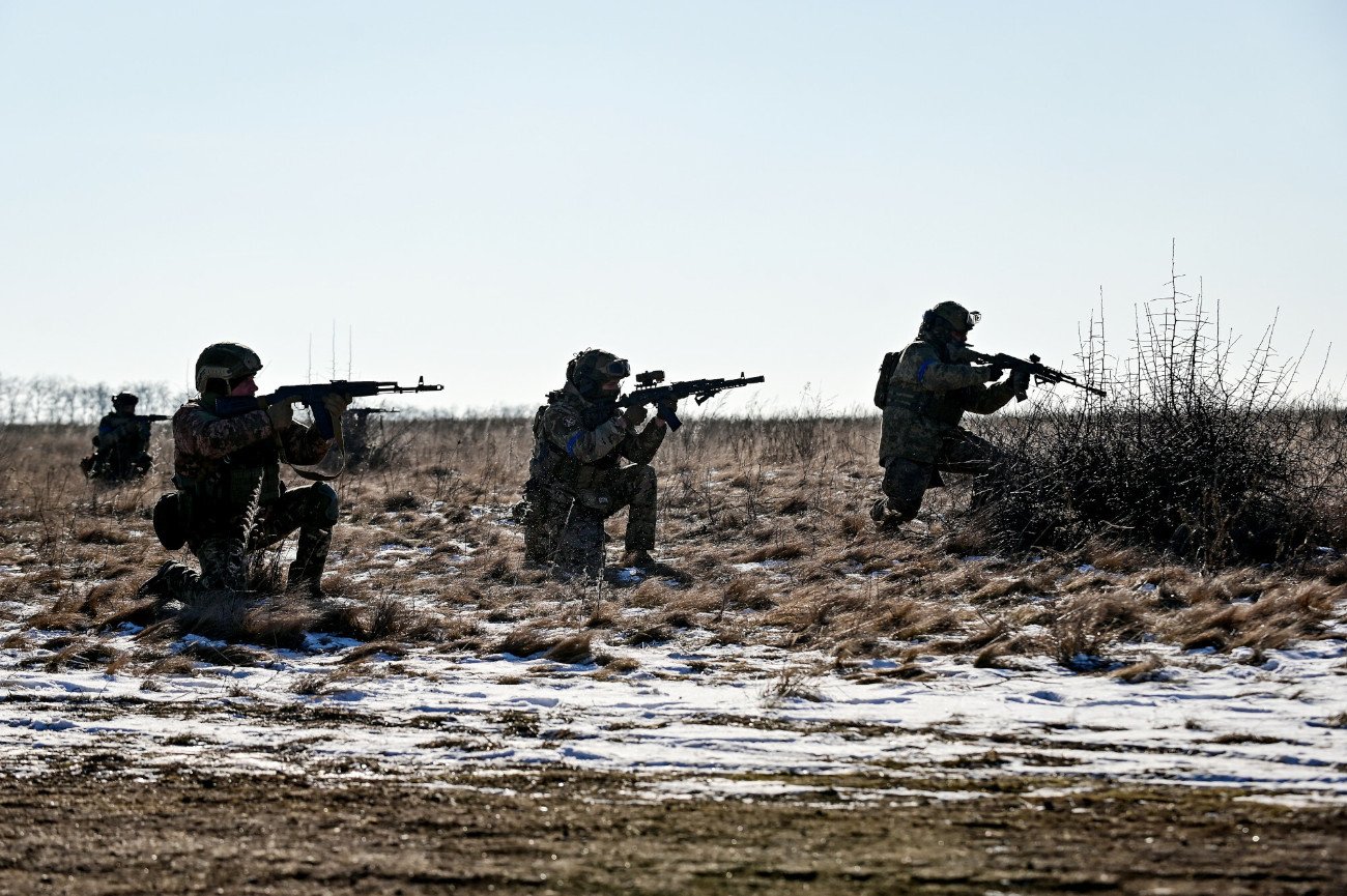 Szkolenia ukraińskich strzelców wyborowych i drużyn ogniowych w obwodzie zaporoskim