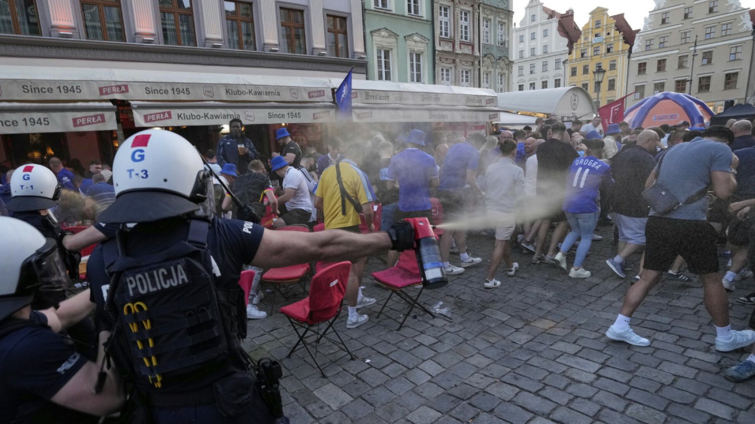 Wrocław przed finałem Ligii Konferencji. Kolejne zamieszki pseudokibiców
