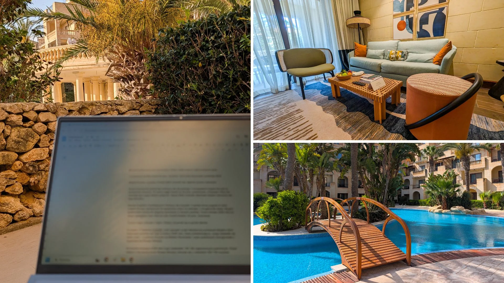 Widokówki z Kempinskiego na Gozo Hotel Kempinski na Gozo