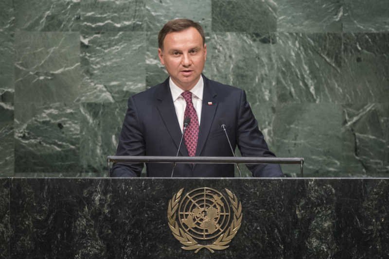Zachowanie dyplomatów podczas przemówienia Andrzeja Dudy było dalekie od standardów kultury.