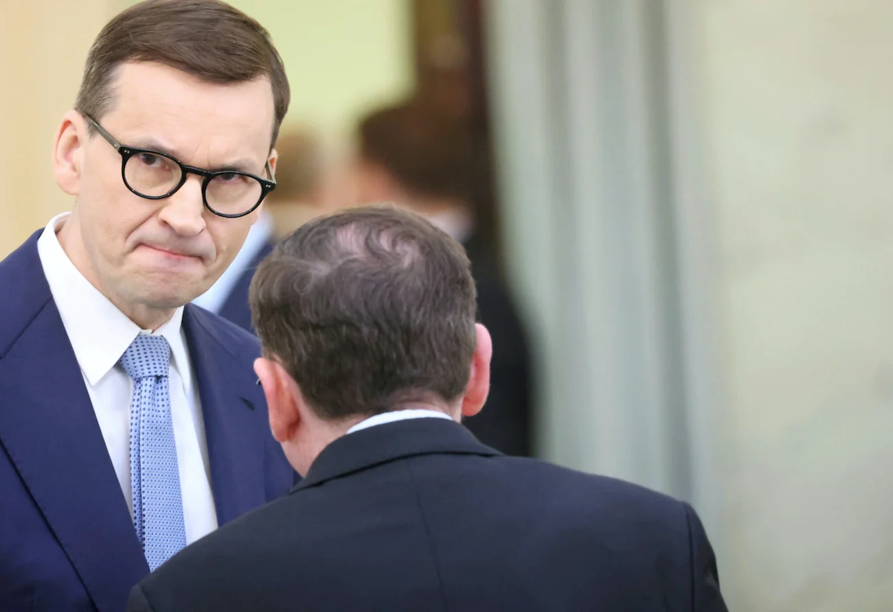 Premier Mateusz Morawiecki. Premier Mateusz Morawiecki.
