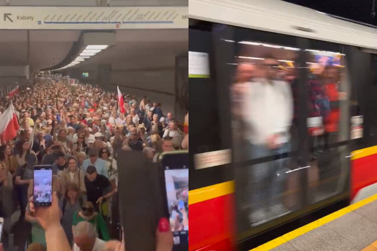 Marsz 4 czerwca przyciągnął tłumy. Metro było sparaliżowane