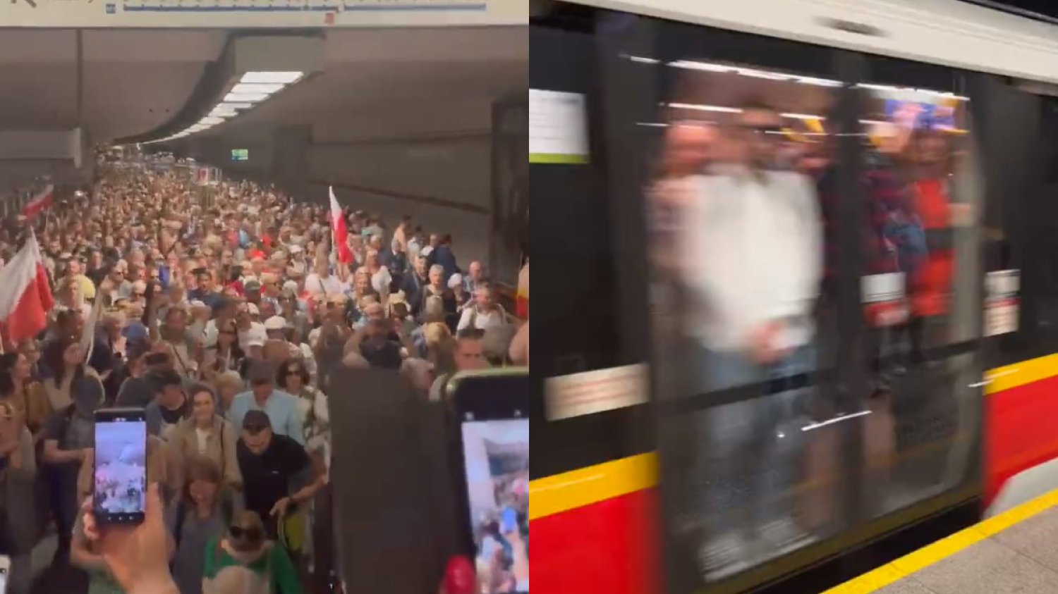 Marsz 4 czerwca przyciągnął tłumy. Metro było sparaliżowane