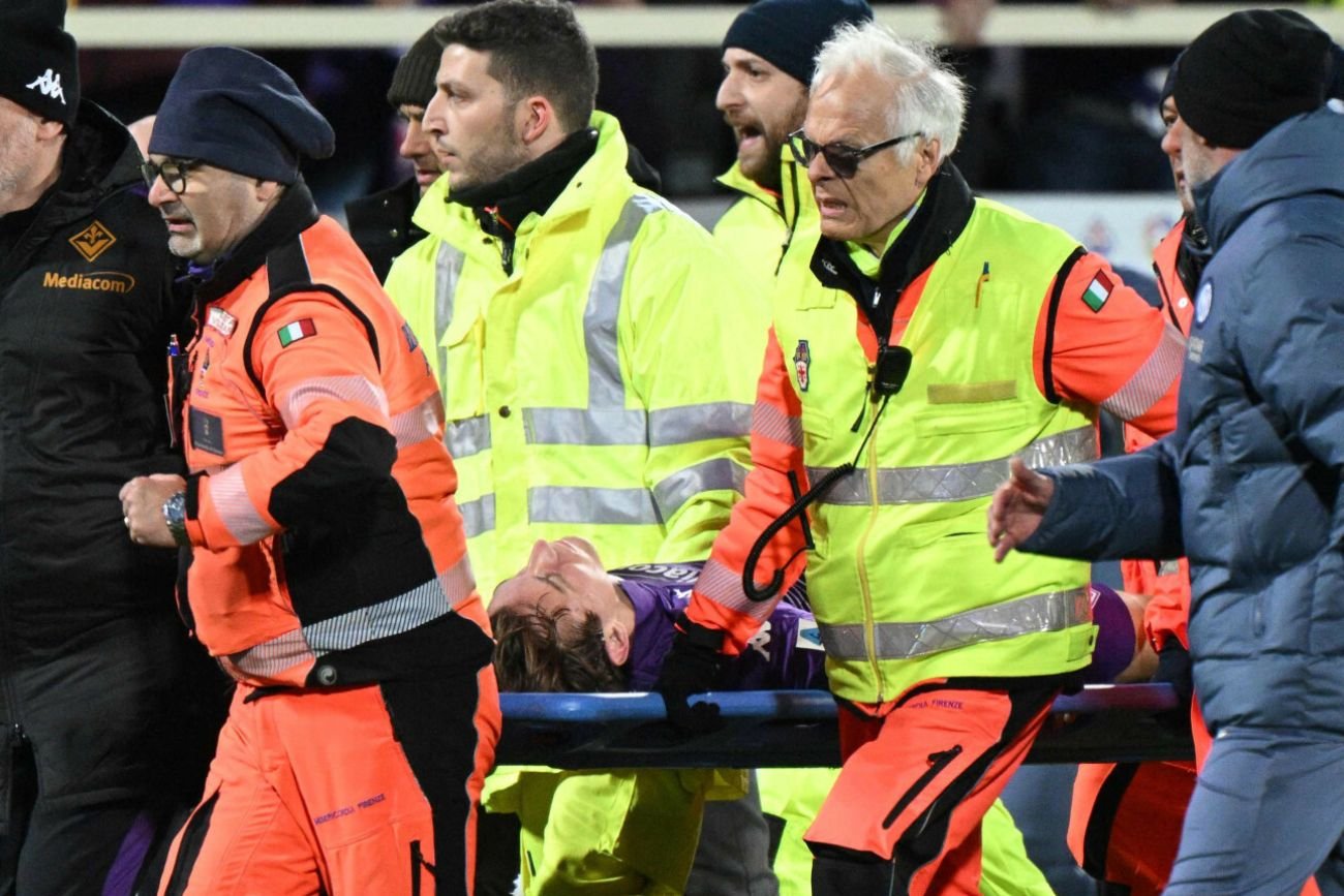 Edoardo Bove reanimowany. Mecz Fiorentina-Inter Mediolan przerwany Edoardo Bove reanimowany podczas meczu Fiorentina-Inter Mediolan