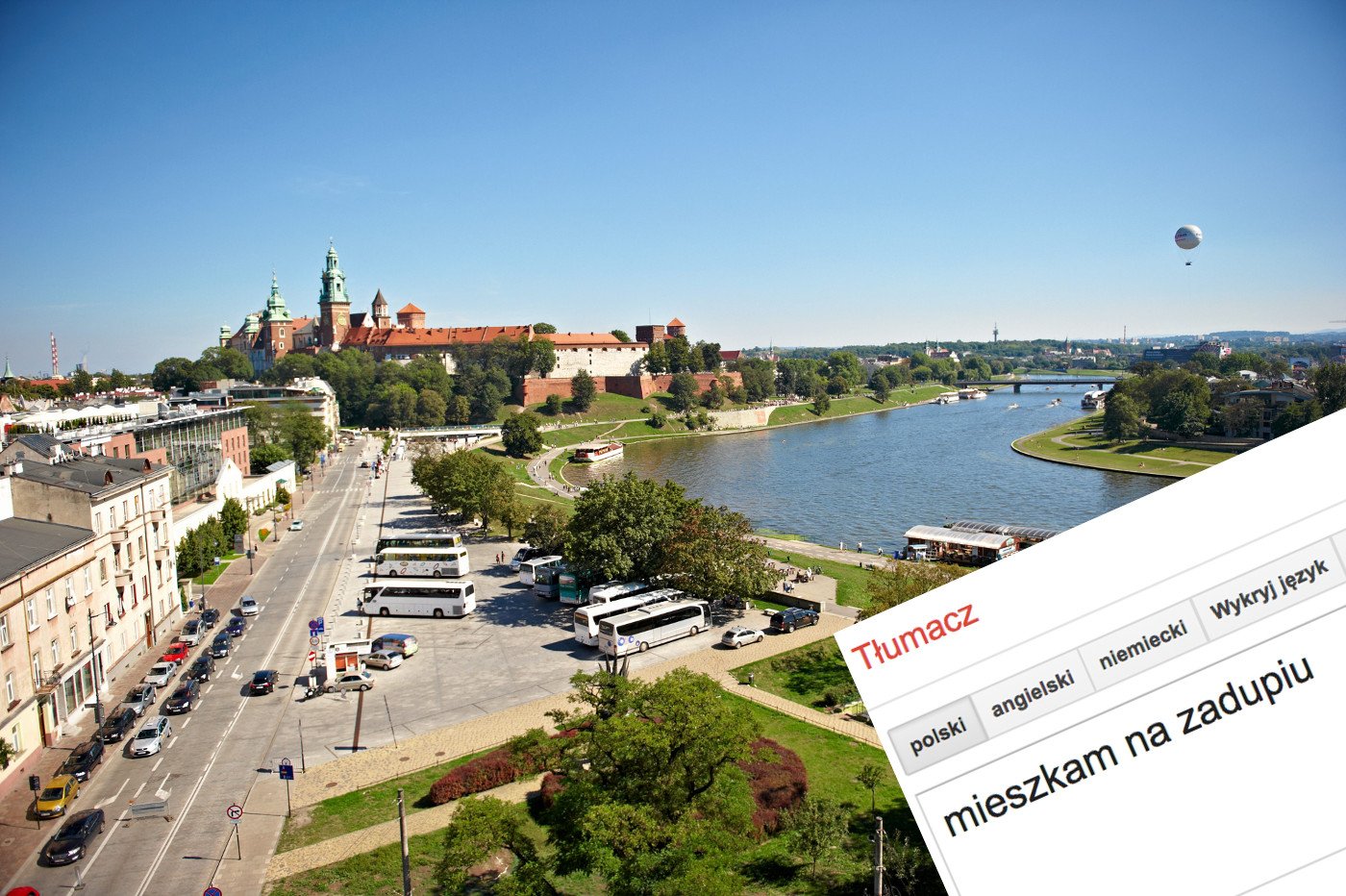 Google Tłumacz potrafi zaskoczyć. Zwłaszcza mieszkańców Krakowa.