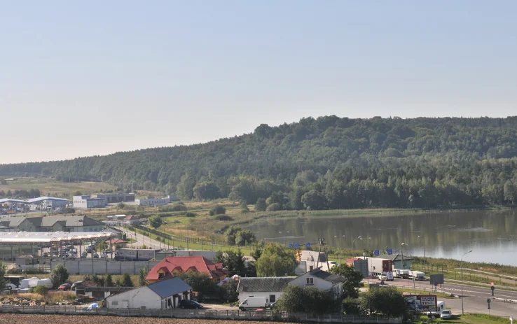 Panorama gminy Lubycza Królewska.
