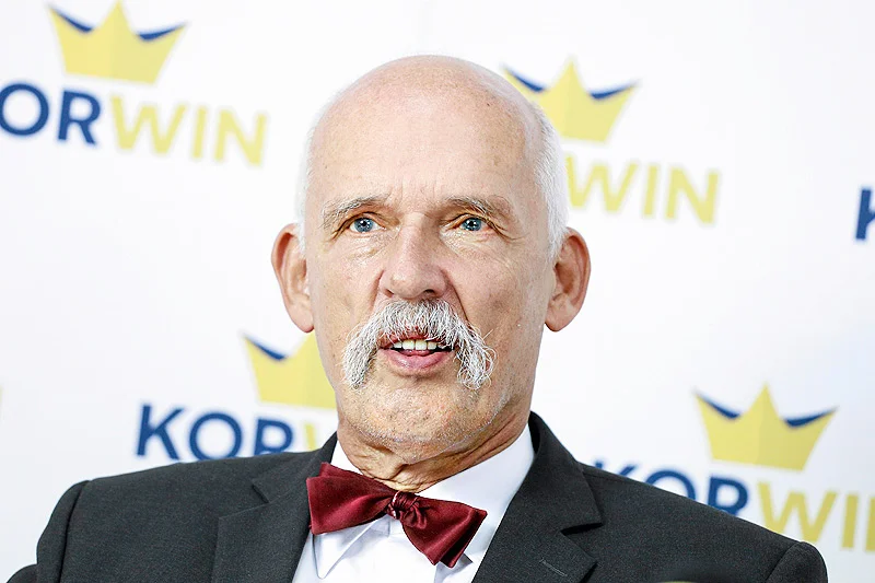 Janusz Korwin-Mikke znowu szokuje skrajnie prawicowymi poglądami.