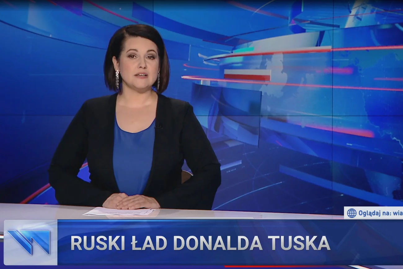 W materiale TVP po wiecu Donalda Tuska znowu pojawiły się urywki nagrania, jak były premier mówi po niemiecku.