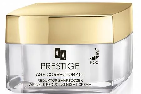 AA Prestige Age Corrector 40+ krem na noc. Porcja składników aktywnych dla skóry po 40-stce