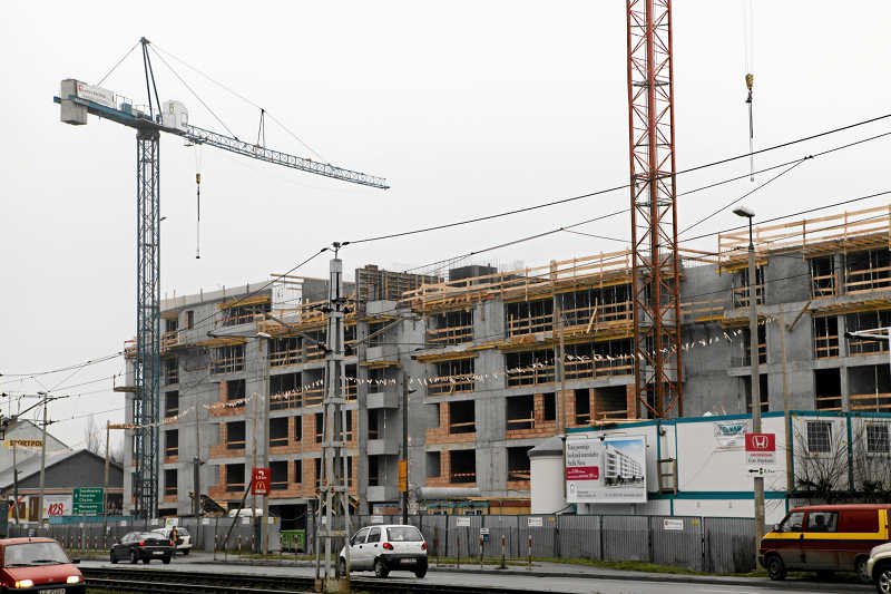 Budowa osiedla w Krakowie