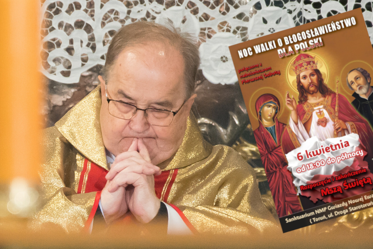 Wojownicy Maryi szykują się na przedwyborczą "noc walki". Padną na kolana w świątyni o. Rydzyka.