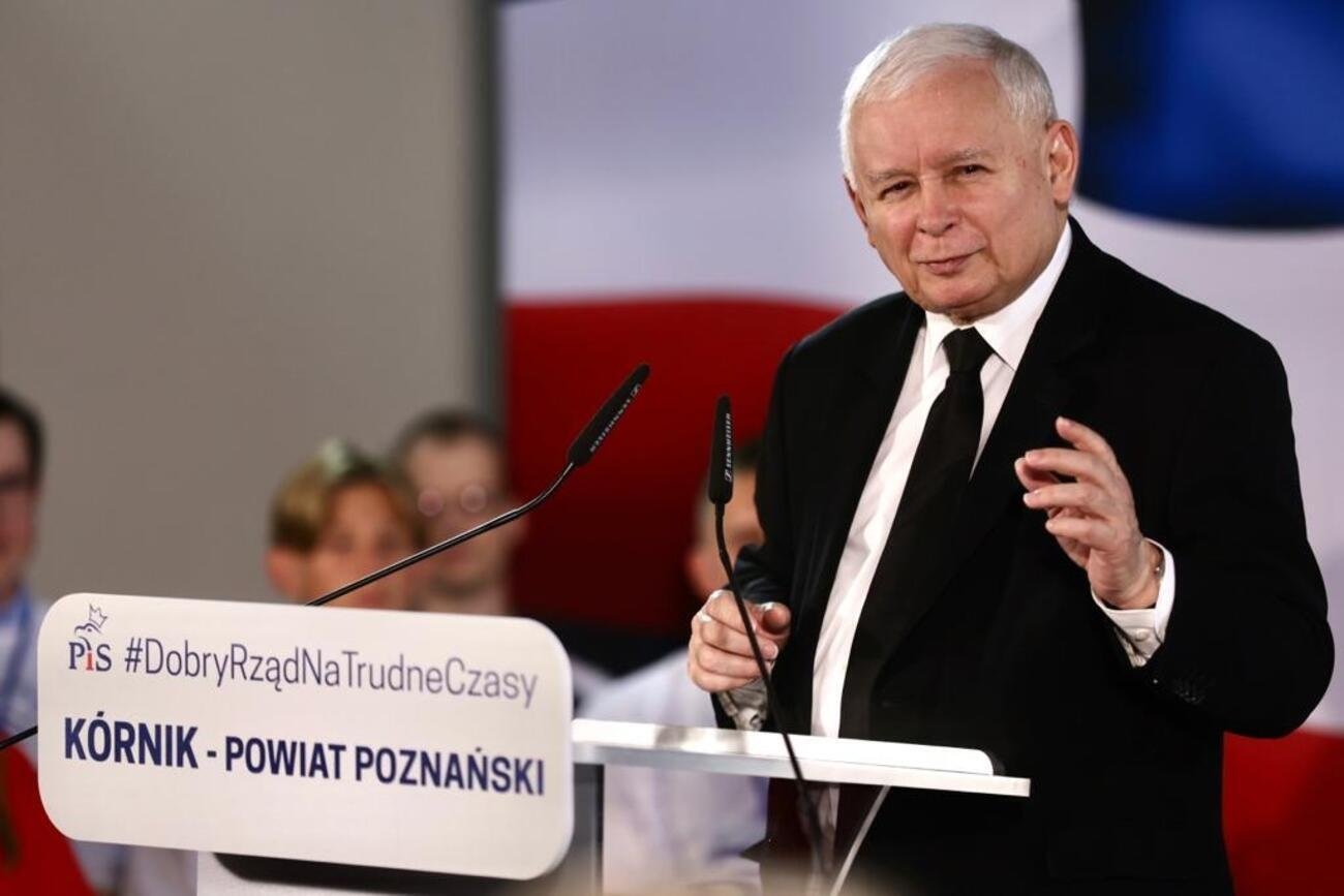 Kaczyński w Kórniku skarżył się na opozycję