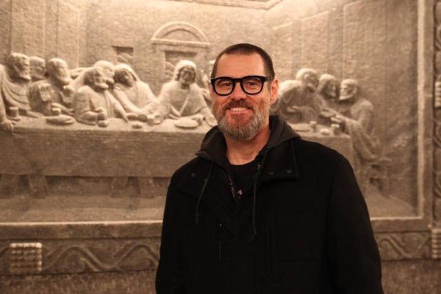 Jim Carrey w Wieliczce
