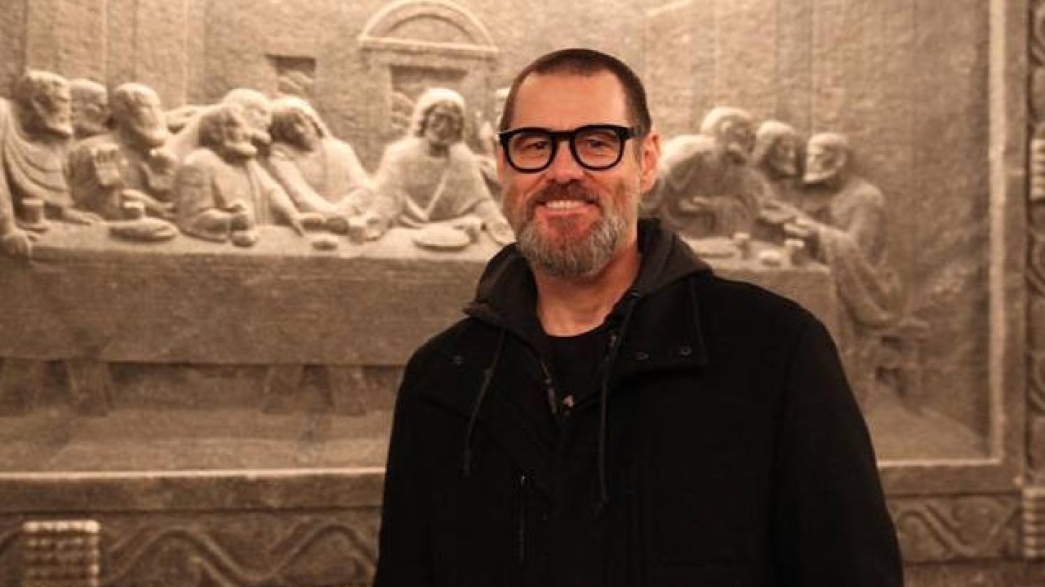 Jim Carrey w Wieliczce